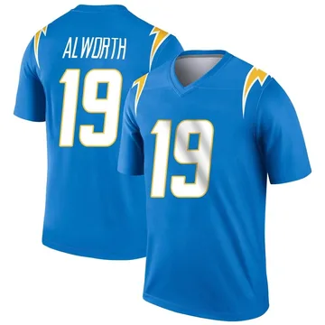 Men's Los Angeles Chargers Lance Alworth Blue Powder Jersey - Legend