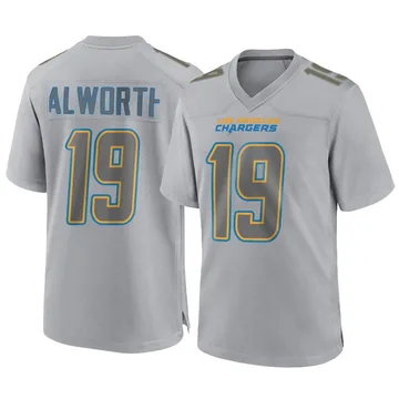 Men's Los Angeles Chargers Lance Alworth Gray Atmosphere Fashion Jersey - Game