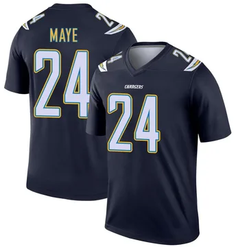 Men's Nike Los Angeles Chargers Marcus Maye Navy Jersey - Legend