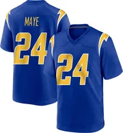 Men's Nike Los Angeles Chargers Marcus Maye Royal 2nd Alternate Jersey - Game