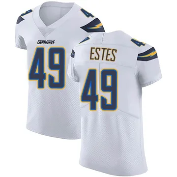 Men's Nike Los Angeles Chargers Mike Estes White Vapor Untouchable Jersey - Elite