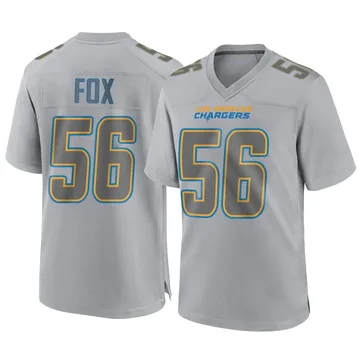 Men's Nike Los Angeles Chargers Morgan Fox Gray Atmosphere Fashion Jersey - Game