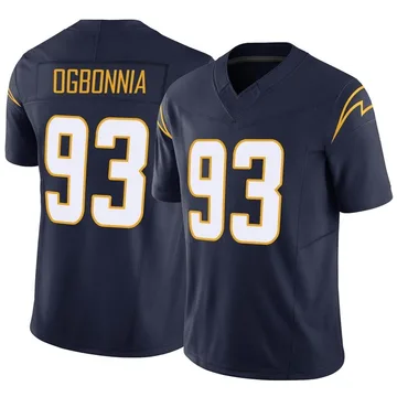 Men's Los Angeles Chargers Otito Ogbonnia Navy Vapor F.U.S.E. Jersey - Limited