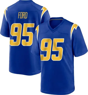 Men's Nike Los Angeles Chargers Poona Ford Royal 2nd Alternate Jersey - Game