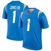 Men's Nike Los Angeles Chargers Quentin Johnston Blue Powder Jersey - Legend