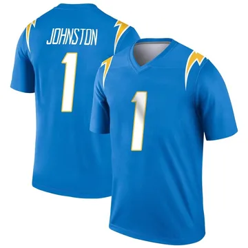 Men's Nike Los Angeles Chargers Quentin Johnston Blue Powder Jersey - Legend