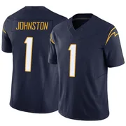 Men's Nike Los Angeles Chargers Quentin Johnston Navy Vapor F.U.S.E. Jersey - Limited