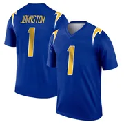 Men's Nike Los Angeles Chargers Quentin Johnston Royal 2nd Alternate Jersey - Legend