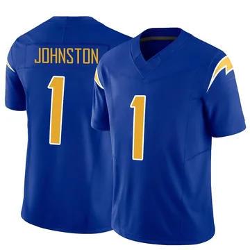 Men's Nike Los Angeles Chargers Quentin Johnston Royal Vapor F.U.S.E. Jersey - Limited