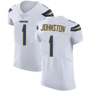 Men's Nike Los Angeles Chargers Quentin Johnston White Vapor Untouchable Jersey - Elite