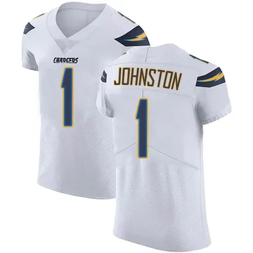 Men's Nike Los Angeles Chargers Quentin Johnston White Vapor Untouchable Jersey - Elite