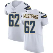 Men's Nike Los Angeles Chargers Sam Mustipher White Vapor Untouchable Jersey - Elite