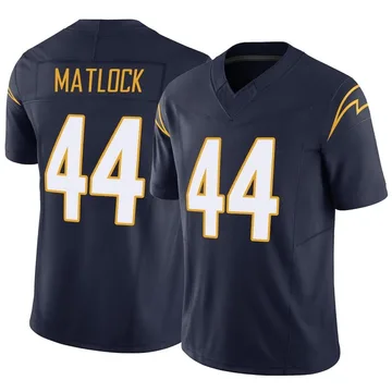 Men's Nike Los Angeles Chargers Scott Matlock Navy Vapor F.U.S.E. Jersey - Limited