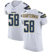 Men's Nike Los Angeles Chargers Shaq Quarterman White Vapor Untouchable Jersey - Elite