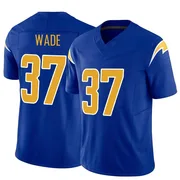 Men's Nike Los Angeles Chargers Shaun Wade Royal Vapor F.U.S.E. Jersey - Limited