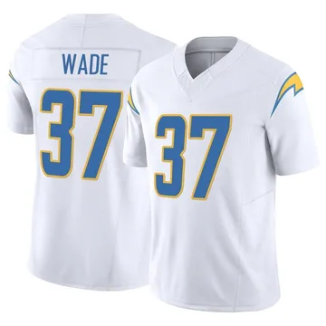 Men's Nike Los Angeles Chargers Shaun Wade White Vapor F.U.S.E. Jersey - Limited