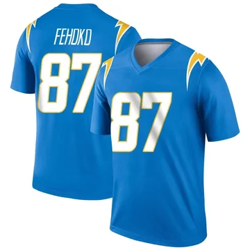 Men's Nike Los Angeles Chargers Simi Fehoko Blue Powder Jersey - Legend