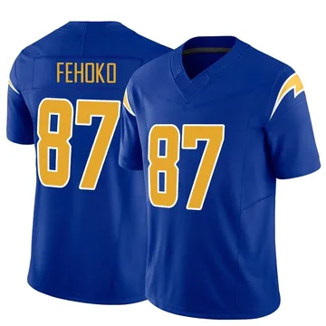 Men's Nike Los Angeles Chargers Simi Fehoko Royal Vapor F.U.S.E. Jersey - Limited