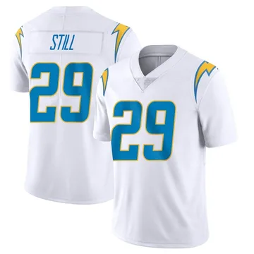 Men's Nike Los Angeles Chargers Tarheeb Still White Vapor Untouchable Jersey - Limited