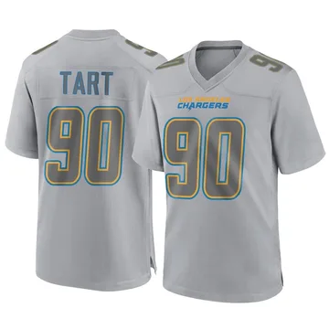 Men's Nike Los Angeles Chargers Teair Tart Gray Atmosphere Fashion Jersey - Game