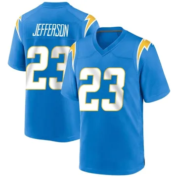 Men's Nike Los Angeles Chargers Tony Jefferson Blue Powder Alternate Jersey - Game