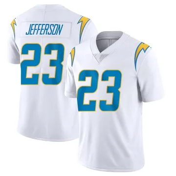 Men's Nike Los Angeles Chargers Tony Jefferson White Vapor Untouchable Jersey - Limited