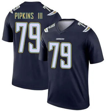 Men's Nike Los Angeles Chargers Trey Pipkins III Navy Jersey - Legend