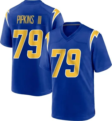 Men's Nike Los Angeles Chargers Trey Pipkins III Royal 2nd Alternate Jersey - Game