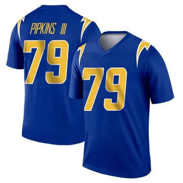 Men's Nike Los Angeles Chargers Trey Pipkins III Royal 2nd Alternate Jersey - Legend