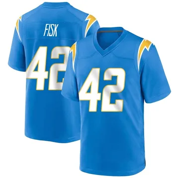 Men's Nike Los Angeles Chargers Tucker Fisk Blue Powder Alternate Jersey - Game