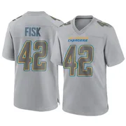 Men's Nike Los Angeles Chargers Tucker Fisk Gray Atmosphere Fashion Jersey - Game