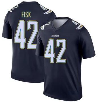 Men's Nike Los Angeles Chargers Tucker Fisk Navy Jersey - Legend