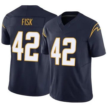 Men's Nike Los Angeles Chargers Tucker Fisk Navy Vapor F.U.S.E. Jersey - Limited