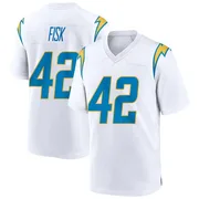 Men's Nike Los Angeles Chargers Tucker Fisk White Jersey - Game