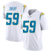 Men's Nike Los Angeles Chargers Ty Shelby White Vapor Untouchable Jersey - Limited