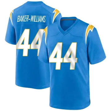 Men's Nike Los Angeles Chargers Tyler Baker-Williams Blue Powder Alternate Jersey - Game