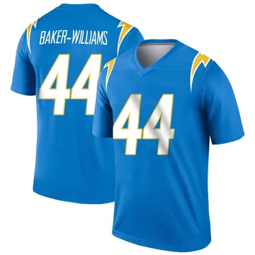 Men's Nike Los Angeles Chargers Tyler Baker-Williams Blue Powder Jersey - Legend