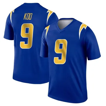 Men's Nike Los Angeles Chargers Younghoe Koo Royal 2nd Alternate Jersey - Legend