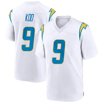 Men's Nike Los Angeles Chargers Younghoe Koo White Jersey - Game