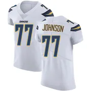 Men's Nike Los Angeles Chargers Zion Johnson White Vapor Untouchable Jersey - Elite