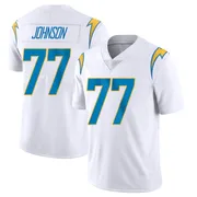 Men's Nike Los Angeles Chargers Zion Johnson White Vapor Untouchable Jersey - Limited