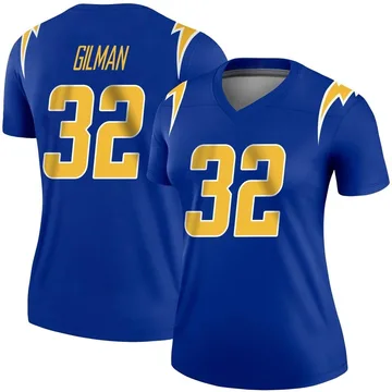 Women's Nike Los Angeles Chargers Alohi Gilman Royal 2nd Alternate Jersey - Legend