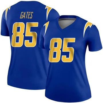 Women's Nike Los Angeles Chargers Antonio Gates Royal 2nd Alternate Jersey - Legend