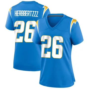 Women's Nike Los Angeles Chargers Asante Samuel Jr. Blue Powder Alternate Jersey - Game