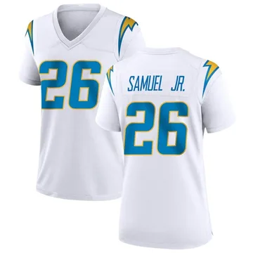 Women's Nike Los Angeles Chargers Asante Samuel Jr. White Jersey - Game