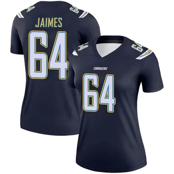 Women's Nike Los Angeles Chargers Brenden Jaimes Navy Jersey - Legend