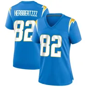 Women's Nike Los Angeles Chargers Brenden Rice Blue Powder Alternate Jersey - Game