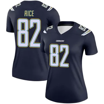 Women's Nike Los Angeles Chargers Brenden Rice Navy Jersey - Legend