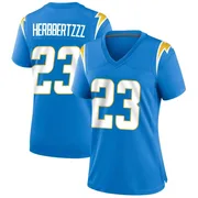 Women's Nike Los Angeles Chargers Bryce Callahan Blue Powder Alternate Jersey - Game