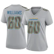 Women's Nike Los Angeles Chargers Bucky Williams Gray Atmosphere Fashion Jersey - Game